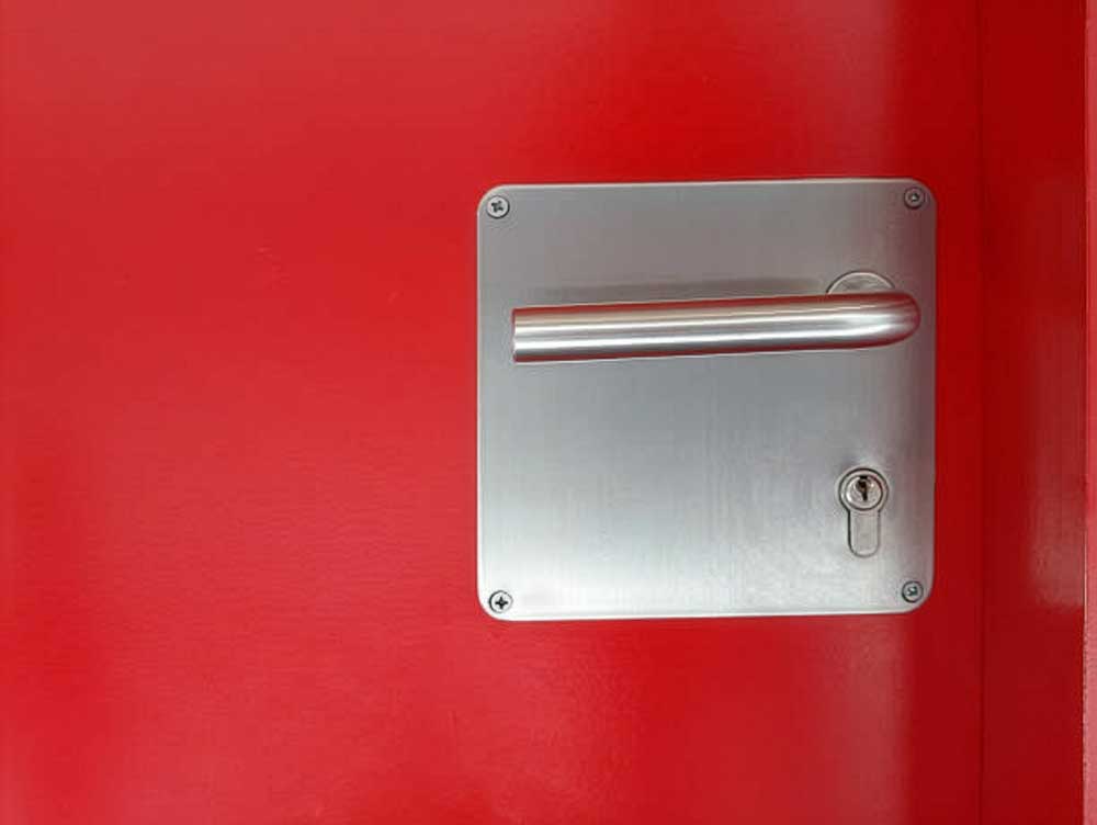 Door plate and handle