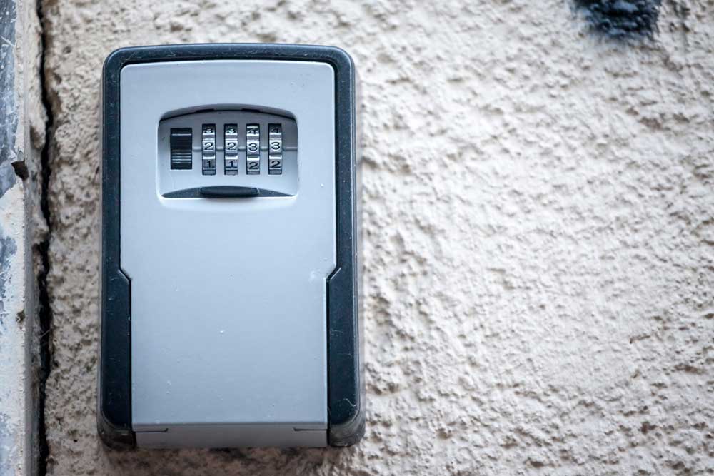 Key Safe on wall